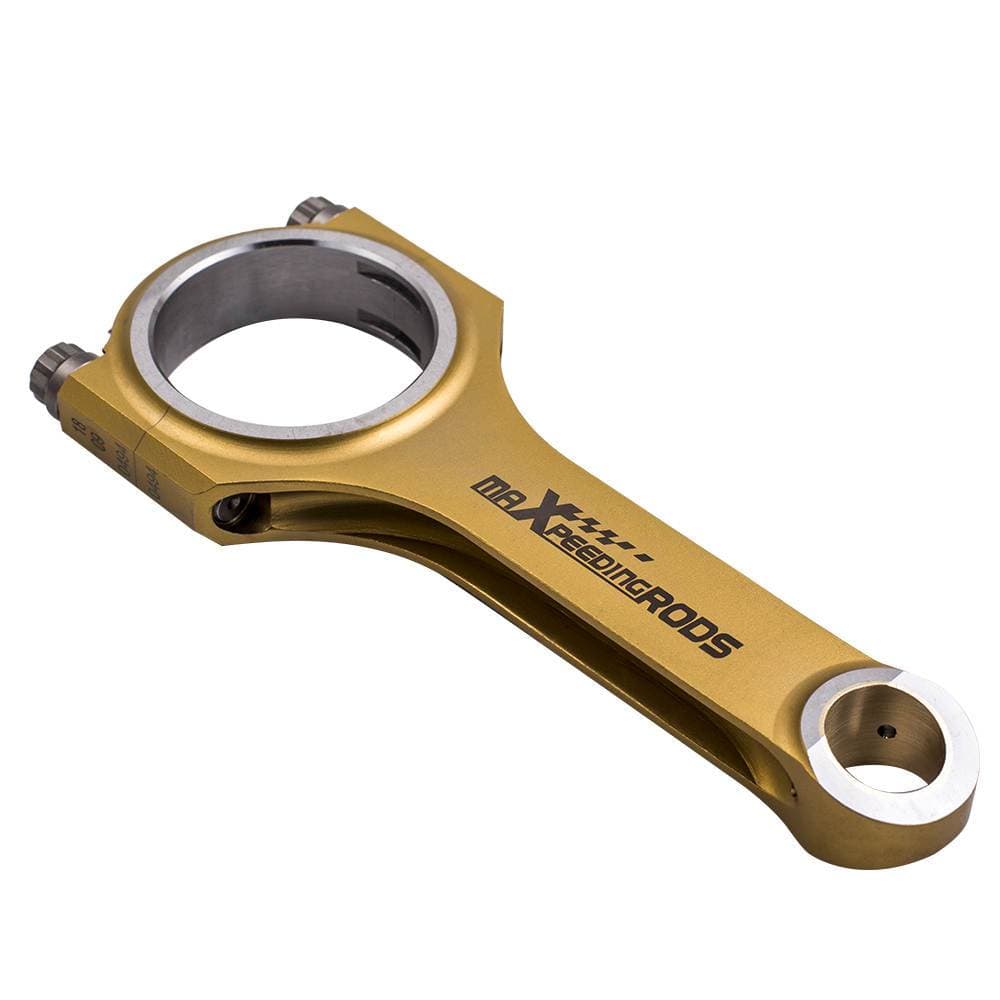 Pleuel Titanplattiert H-Schaft Pleuel für Audi S3 BAM AEB 144mm 20mm Connecting Rod ARP