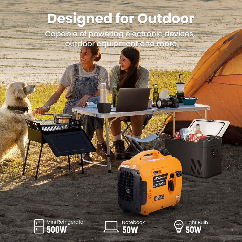 Stromgenerator 1200W Inverter Stromerzeuger für Camping Outdoor-Hochzeit 14kg Eco-Modus