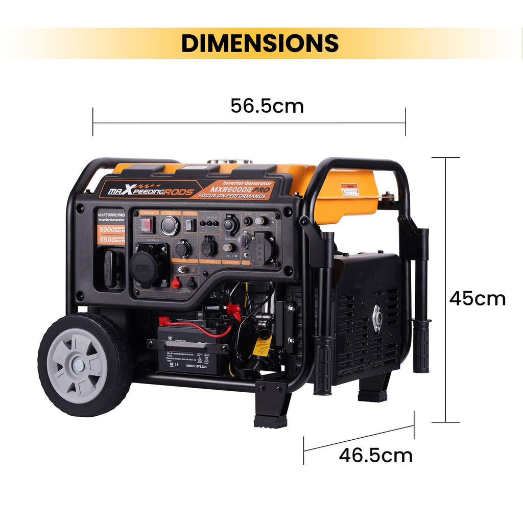 Stromgenerator ATS Stromerzeuger Inverter Notstromaggregat Generator Benzin 5500W mit E-Start