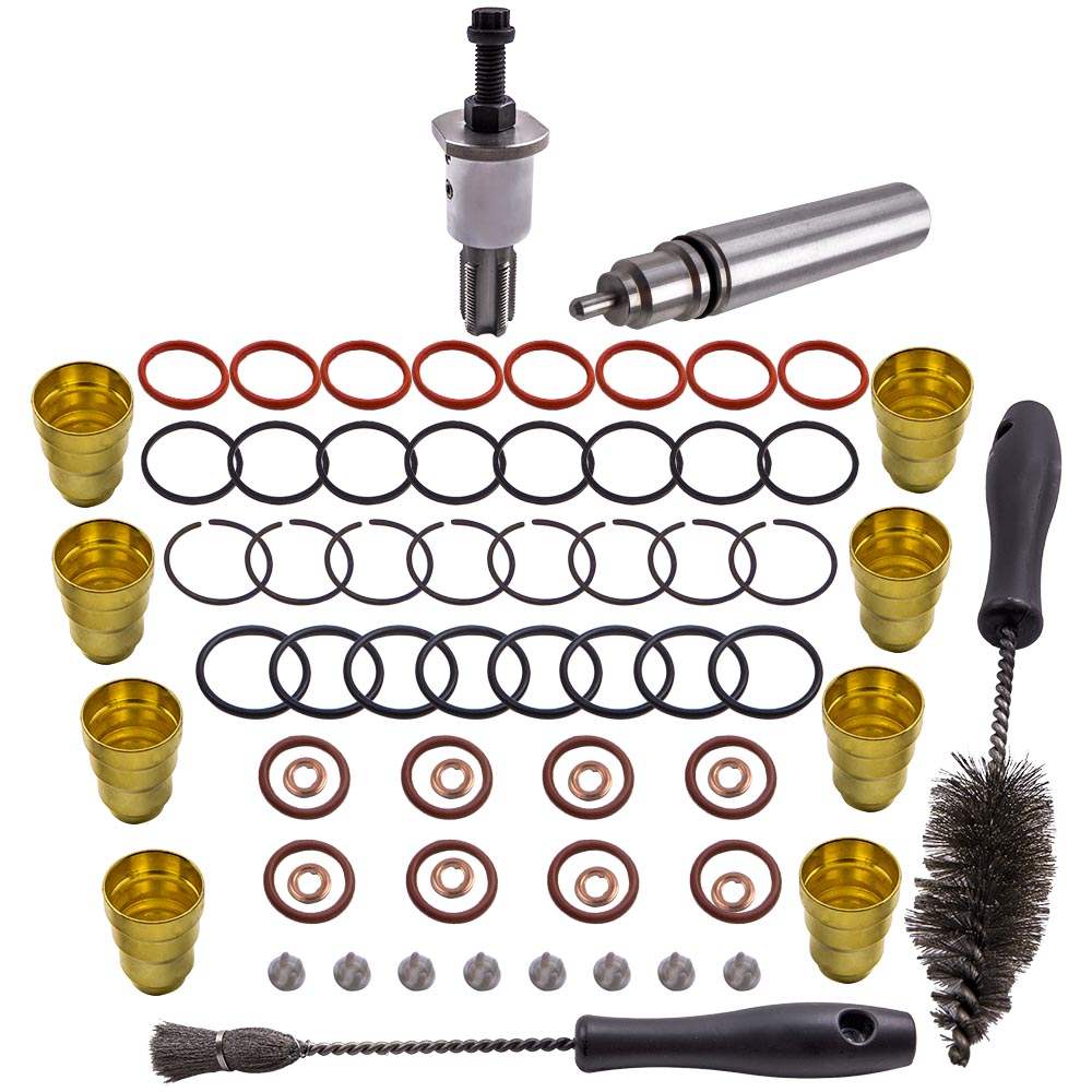 Timing Tool kit 17 Stück Injector Sleeve Cup Removal Installation Satz Tool Set kompatibel für Ford 7.3l