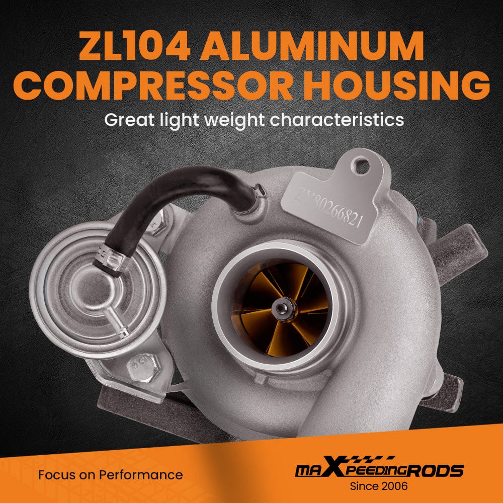 Turbo Billet-Kompressorrad Street Performance Turbolader Kompatibel für Mazda CX-7 Geschwindigkeit 3 Geschwindigkeit 6 2.3L mit MZR DISI 2.3 Turbo L3-VDT Motor