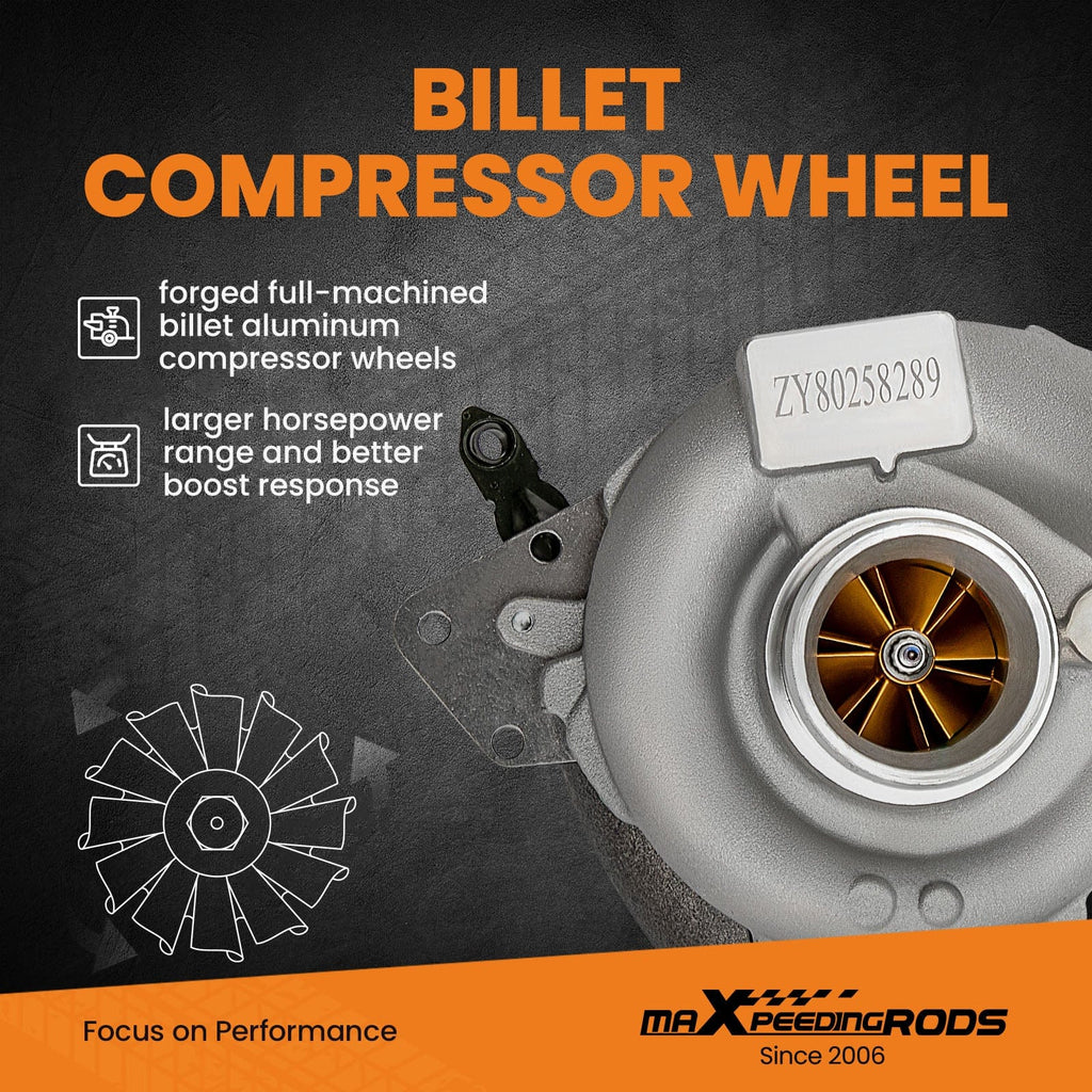 Turbo Billet-Kompressorrad Upgrade Turbo Turbolader Kompatibel für Mercedes M-Klasse 280 CDI (W164) OM642 2005-2009