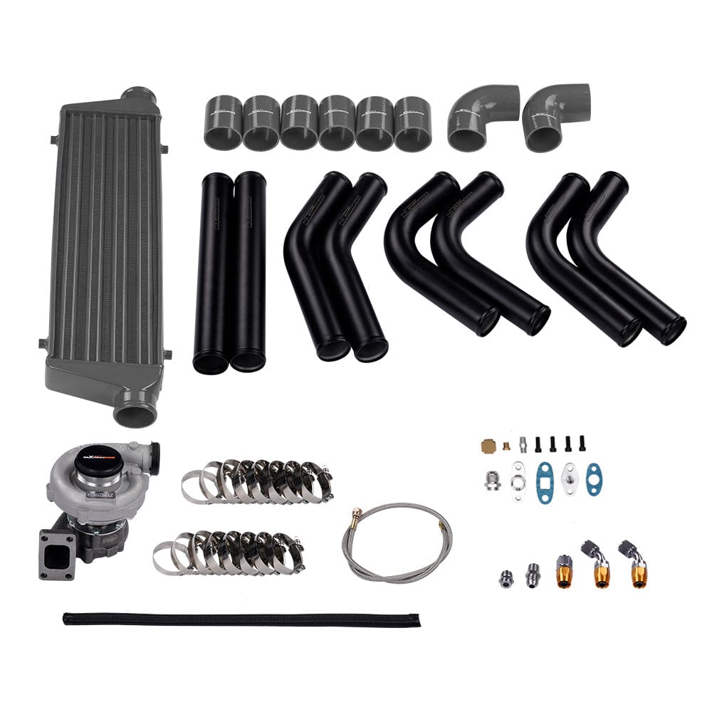 Turbo Universal T3/T4 T04E Hybrid Turbolader Kit Turbo Starter Kit 350 PS Intercooler