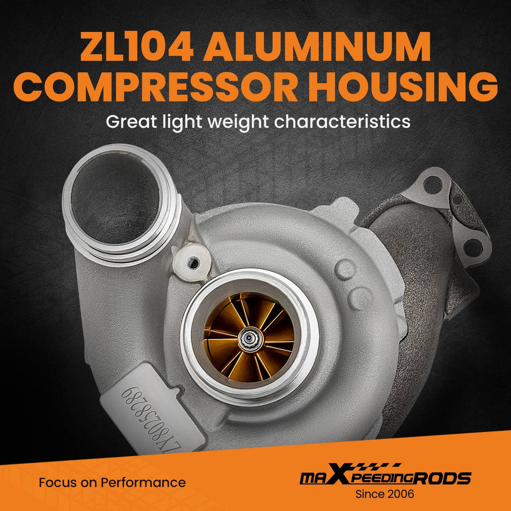 Turbo Billet-Kompressorrad Universal Straßentyp Turbocharger Compressor A/R .50 Turbine A/R. 57 up to 400+HP