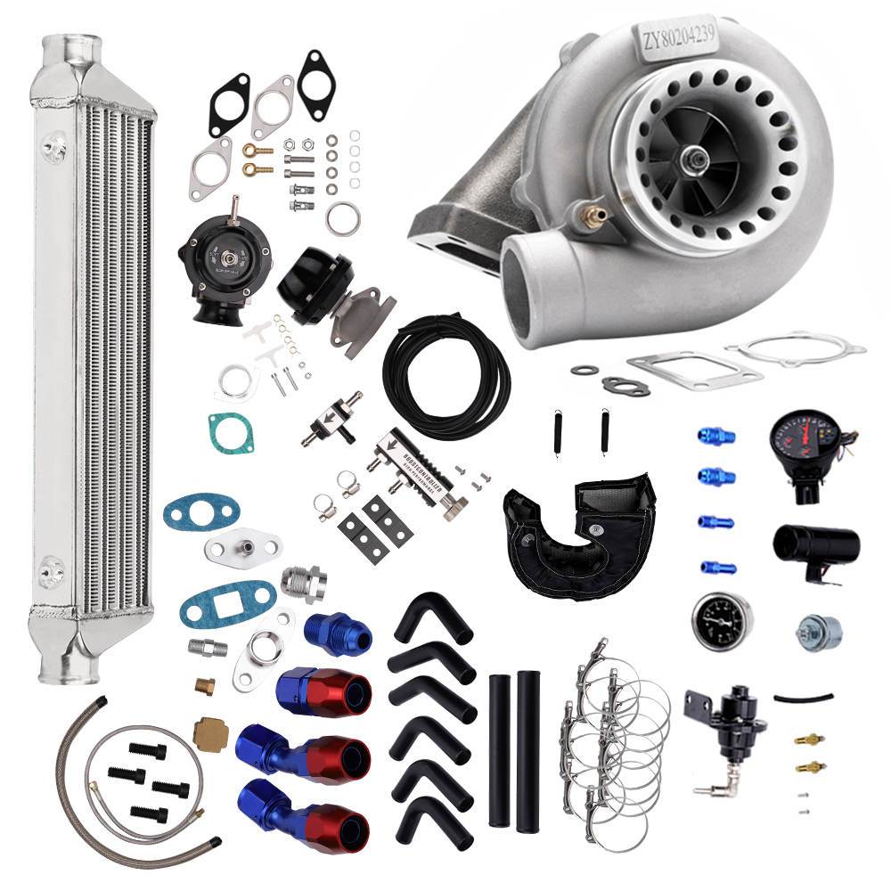 Turbo Universal Turbo Kit Perfekt Für 2.5-6.0L Motor GT35 GT3582 Turbolader