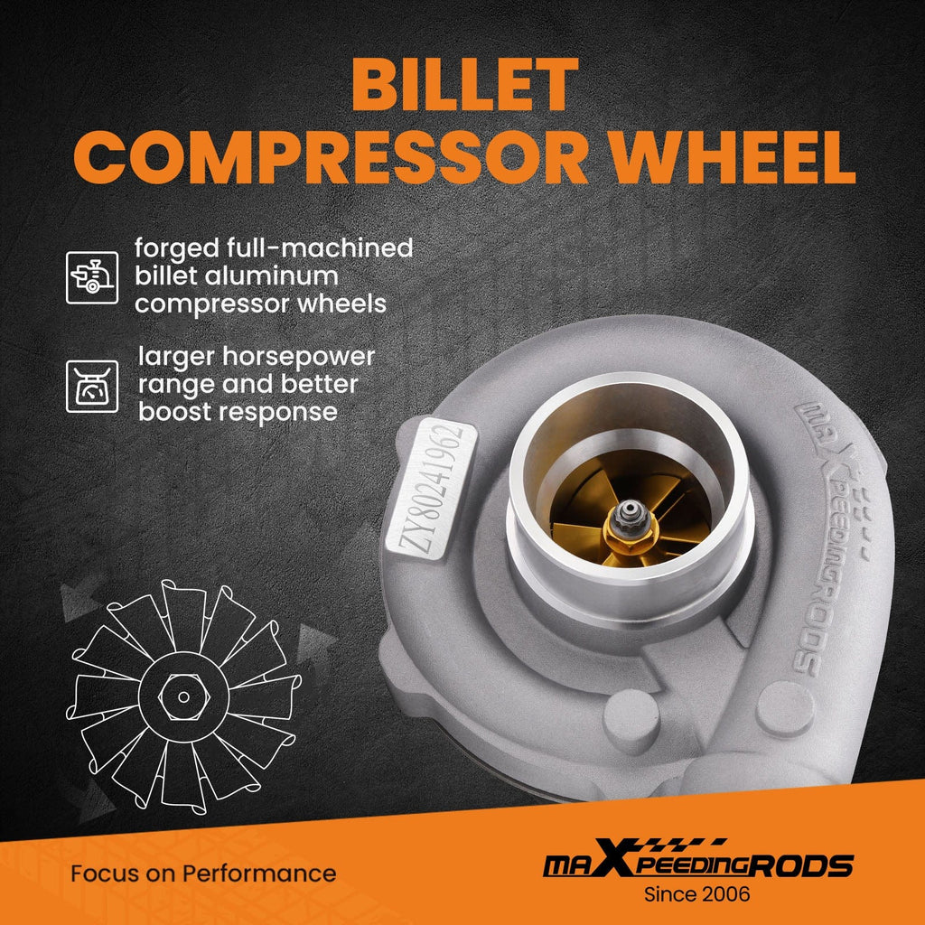 Turbo Billet-Kompressorrad Upgrade Turbolader für Audi A4 B5 B6 A6 C5 VW Passat B5 1.8T K04 015