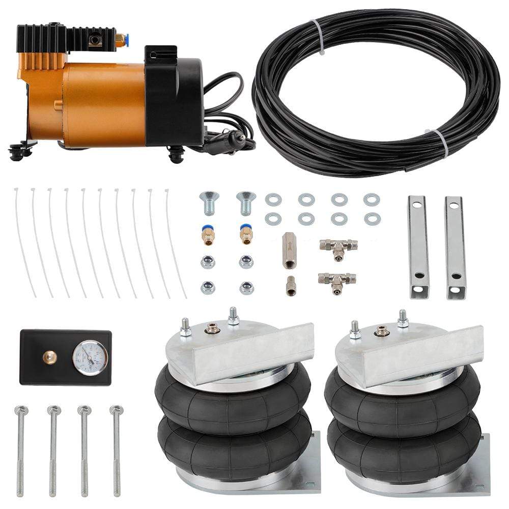 Werkzeuge Paar Luftfederung mit 12 V Kompressor Kit Für Vauxhall Movano 2010-2020 4000 KG