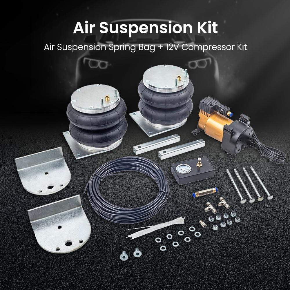Werkzeuge Paar Luftfederung mit 12 V Kompressor Kit Für Vauxhall Movano 2010-2020 4000 KG